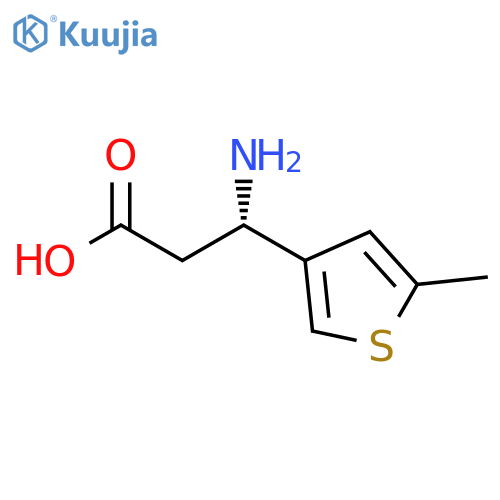 (3S)-3-AMINO-3-(5-METHYLTHIOPHEN-3-YL)PROPANOIC ACID structure