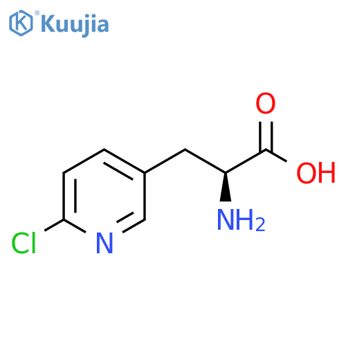 (S)-2-Amino-3-(6-chloropyridin-3-yl)propanoicacid structure