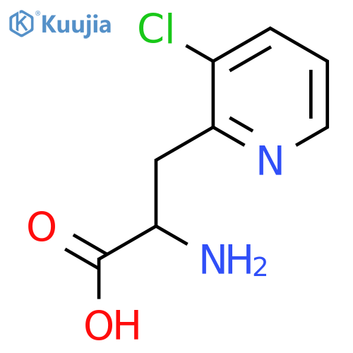 2-AMINO-3-(3-CHLOROPYRIDIN-2-YL)PROPANOIC ACID structure