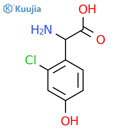2-AMINO-2-(2-CHLORO-4-HYDROXYPHENYL)ACETIC ACID structure