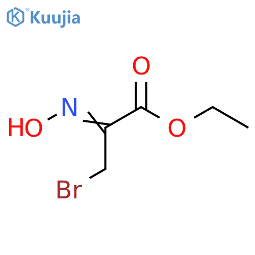 ETHYL 3-BROMO-2-(HYDROXYIMINO)PROPANOATE structure
