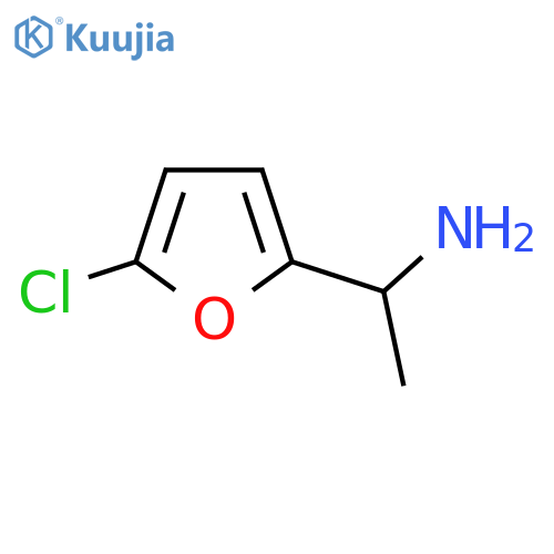 1-(5-chlorofuran-2-yl)ethan-1-amine structure