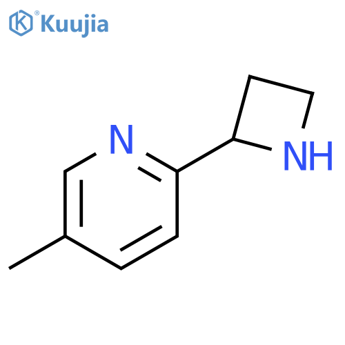 2-(azetidin-2-yl)-5-methylpyridine structure