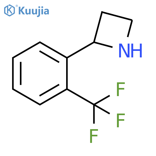 2-2-(trifluoromethyl)phenylazetidine structure