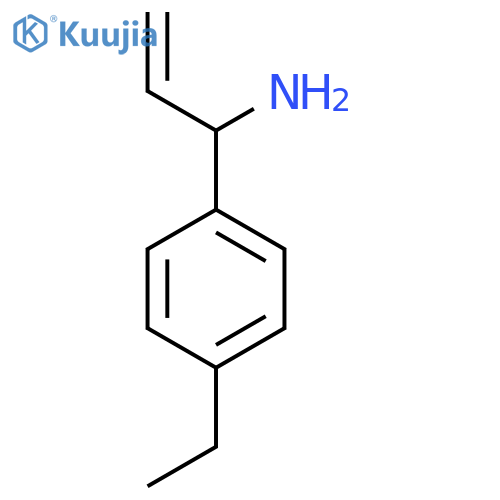 1-(4-ETHYLPHENYL)PROP-2-EN-1-AMINE structure