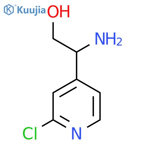 2-AMINO-2-(2-CHLOROPYRIDIN-4-YL)ETHAN-1-OL structure