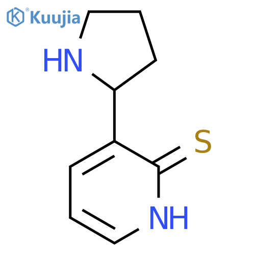 3-(Pyrrolidin-2-yl)pyridine-2-thiol structure