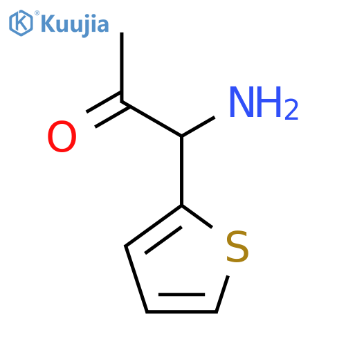 1-Amino-1-(2-thienyl)acetone structure