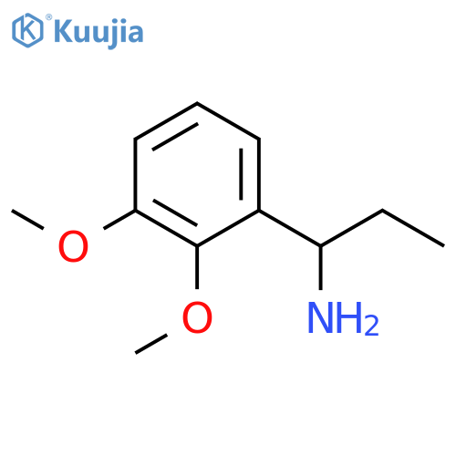 1-(2,3-dimethoxyphenyl)propan-1-amine structure