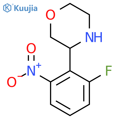 3-(2-Fluoro-6-nitrophenyl)morpholine structure