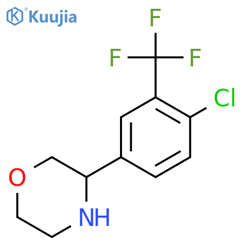 3-4-chloro-3-(trifluoromethyl)phenylmorpholine structure