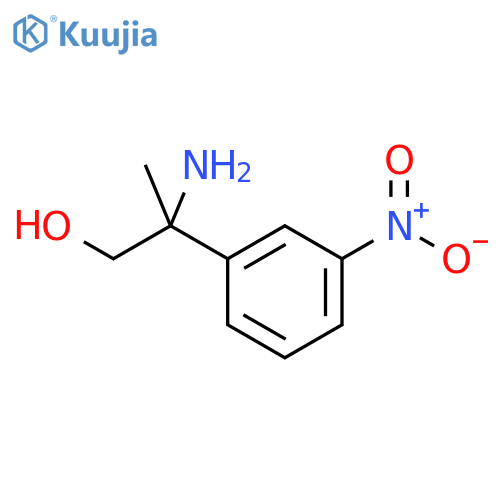 2-amino-2-(3-nitrophenyl)propan-1-ol structure