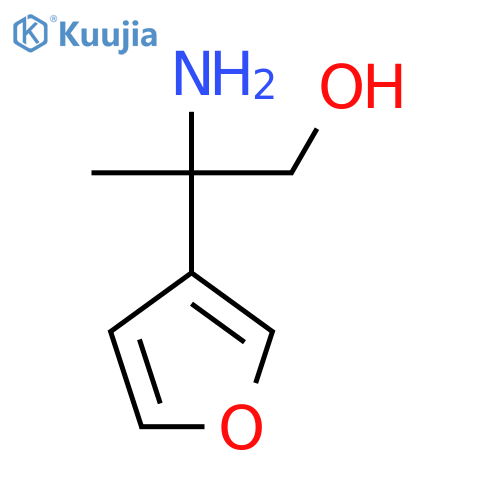 2-amino-2-(furan-3-yl)propan-1-ol structure