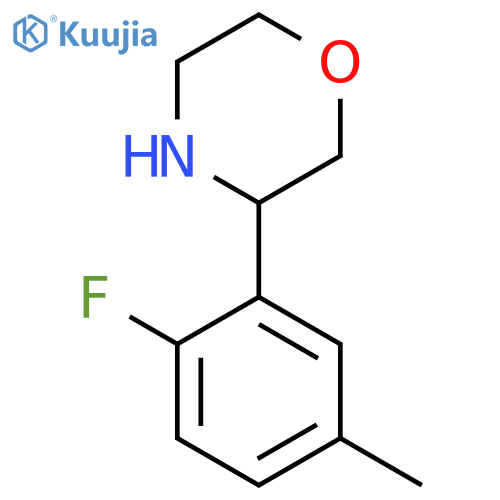 3-(2-FLUORO-5-METHYLPHENYL)MORPHOLINE structure