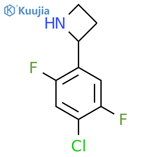 2-(4-chloro-2,5-difluorophenyl)azetidine structure