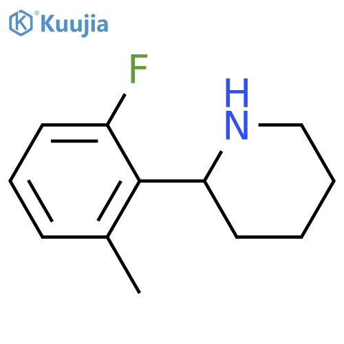 2-(2-fluoro-6-methylphenyl)piperidine structure