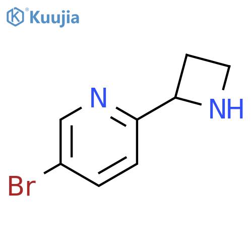 2-(azetidin-2-yl)-5-bromopyridine structure