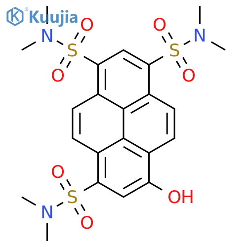 1,3,6-Pyrenetrisulfonamide,8-hydroxy-N1,N1,N3,N3,N6,N6-hexamethyl- structure
