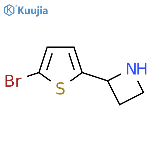 2-(5-bromothiophen-2-yl)azetidine structure