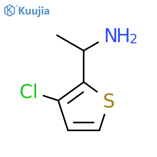 1-(3-chlorothiophen-2-yl)ethan-1-amine structure