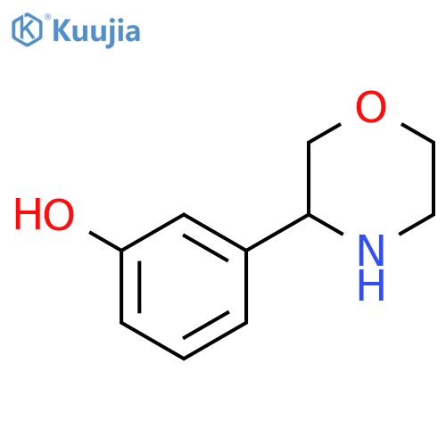 3-(morpholin-3-yl)phenol structure