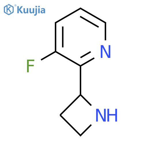 2-(azetidin-2-yl)-3-fluoropyridine structure