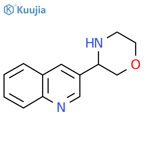 3-(morpholin-3-yl)quinoline structure