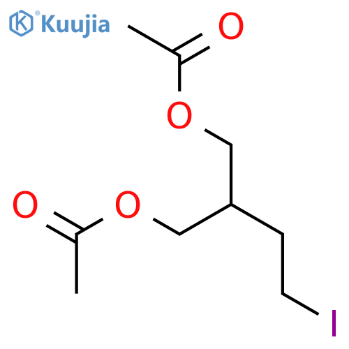 2-(Acetoxymethyl)-4-iodobutyl Acetate structure