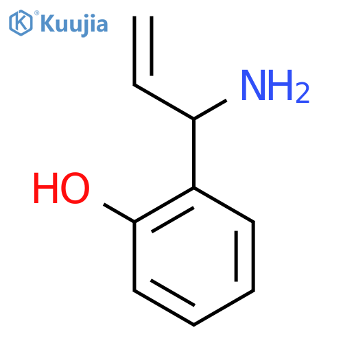 2-(1-AMINOPROP-2-EN-1-YL)PHENOL structure