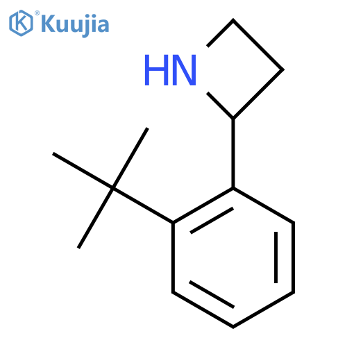 2-(2-tert-butylphenyl)azetidine structure