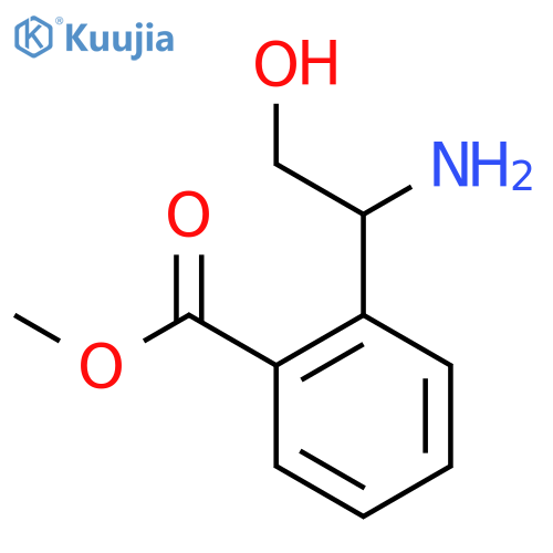 Methyl 2-(1-amino-2-hydroxyethyl)benzoate structure