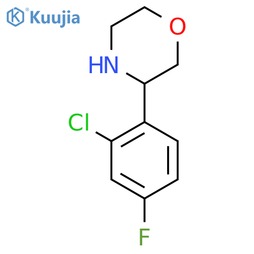3-(2-Chloro-4-fluorophenyl)morpholine structure