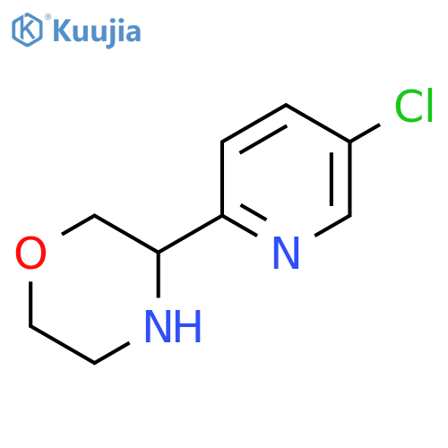 3-(5-chloropyridin-2-yl)morpholine structure