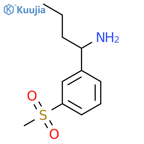 1-(3-(METHYLSULFONYL)PHENYL)BUTAN-1-AMINE HCL structure