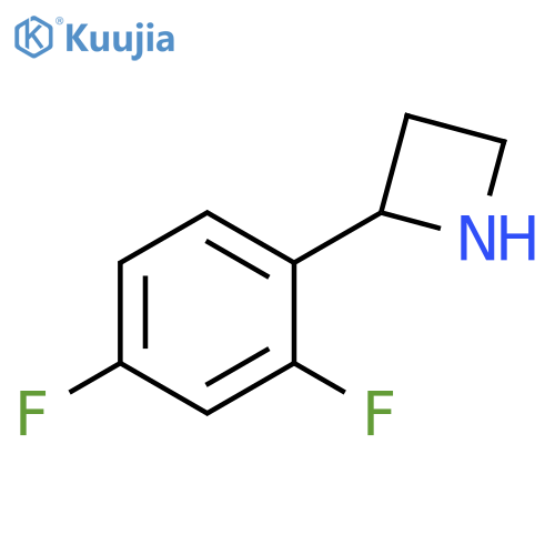 2-(2,4-difluorophenyl)azetidine structure
