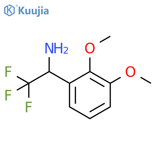 1-(2,3-dimethoxyphenyl)-2,2,2-trifluoroethan-1-amine structure