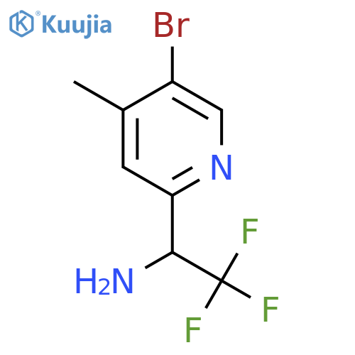 1-(5-BROMO-4-METHYL(2-PYRIDYL))-2,2,2-TRIFLUOROETHYLAMINE structure