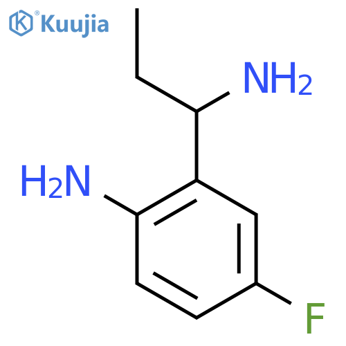 2-(1-AMINOPROPYL)-4-FLUOROANILINE structure