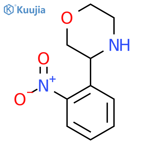 3-(2-nitrophenyl)morpholine structure