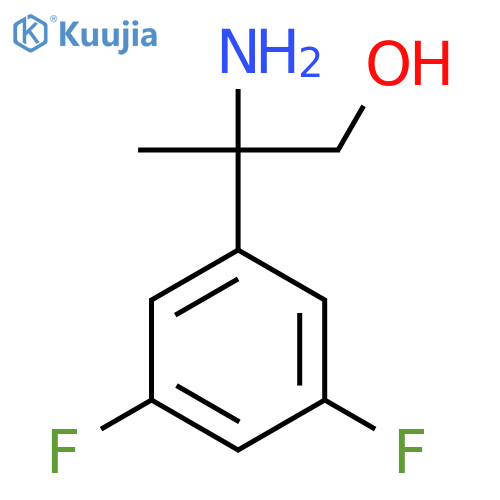 2-amino-2-(3,5-difluorophenyl)propan-1-ol structure