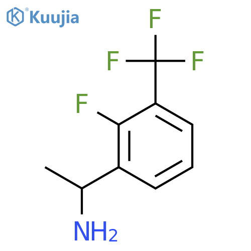 1-2-fluoro-3-(trifluoromethyl)phenylethan-1-amine structure