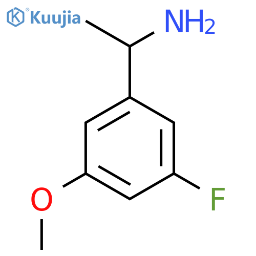 1-(3-Fluoro-5-methoxyphenyl)ethan-1-amine structure