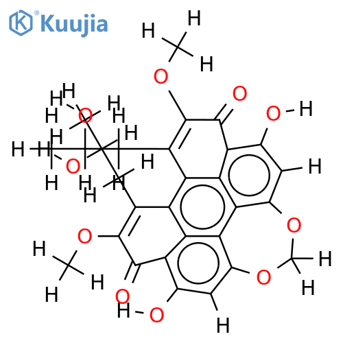 (+)-cercosporin structure