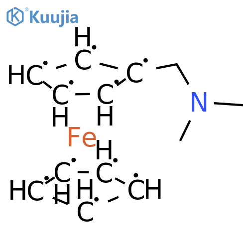 N,N-dimethylaminomethylferrocene structure