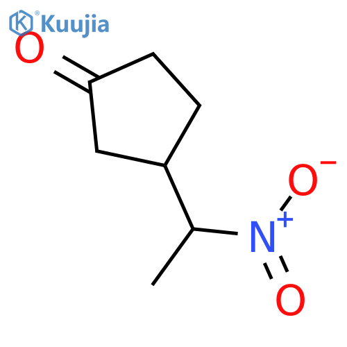 3-(1-Nitroethyl)cyclopentan-1-one structure