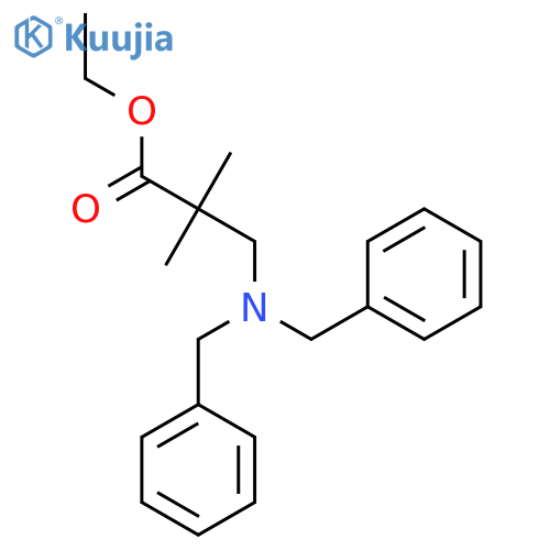 Ethyl 3-(dibenzylamino)-2,2-dimethylpropanoate structure