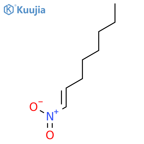 1-Octene, 1-nitro-,(1E)- structure