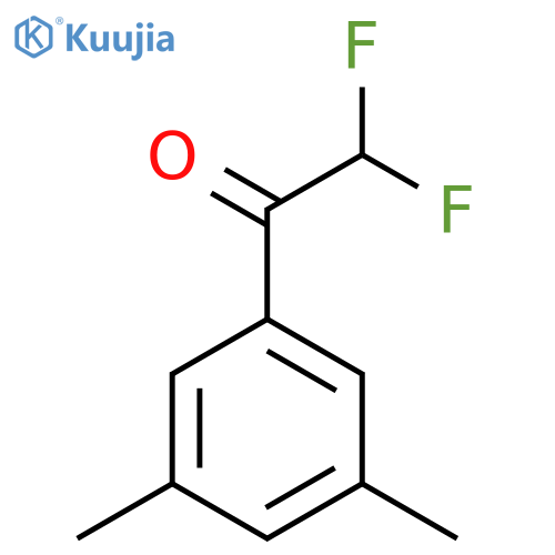 1-(3,5-dimethylphenyl)-2,2-difluoroethan-1-one structure