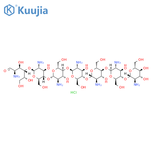Chitoheptaose heptahydrochloride structure