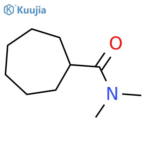 N,N-dimethylcycloheptanecarboxamide structure
